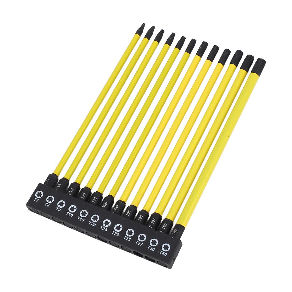 Biți Șurubelniță Oțel Aliaj S2 60HRC Duritate Ridicată Coadă Hexagonală Lungime 150MM Stea Magnetic