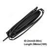 3/10M Black Heat Shrink Wrap Tubing 2:1 1-18mm, Polyolefin Insulation Sleeving for Cable Wire Repair, Splice Protection