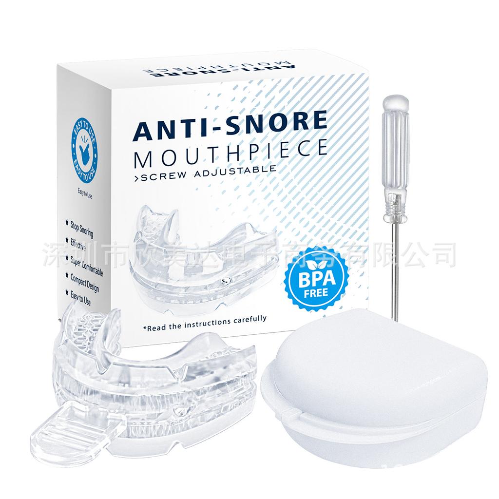 Heat Moldable Anti Snoring Mouth Guard Stop Snoring Teeth Grinding Night Guard Less
