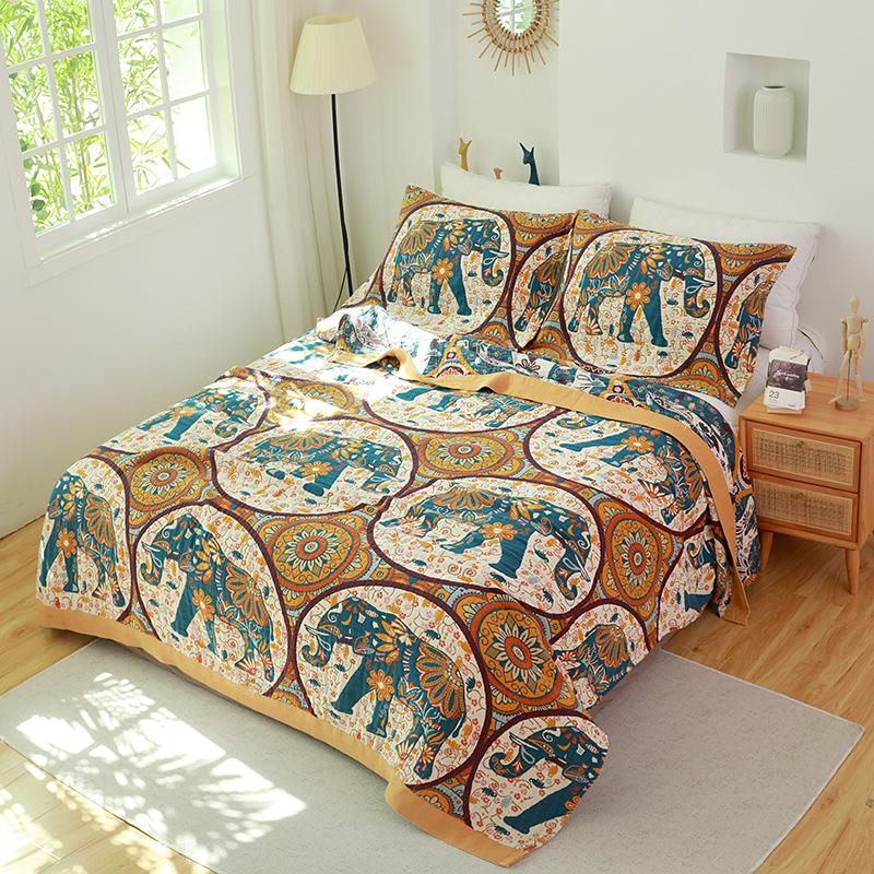 2025 Neue reine Baumwoll-Mulltuch-Decke für Sommer & Büro-Nickerchen