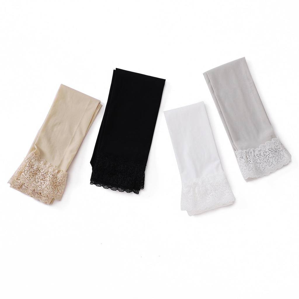 Cross-Border Ice Silk UV Protection Lace Sun Sleeves