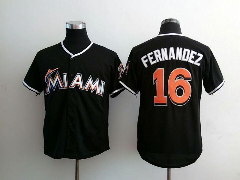 

Мужская вышитая бейсбольная джерси Miami Marlins Elite Fan S