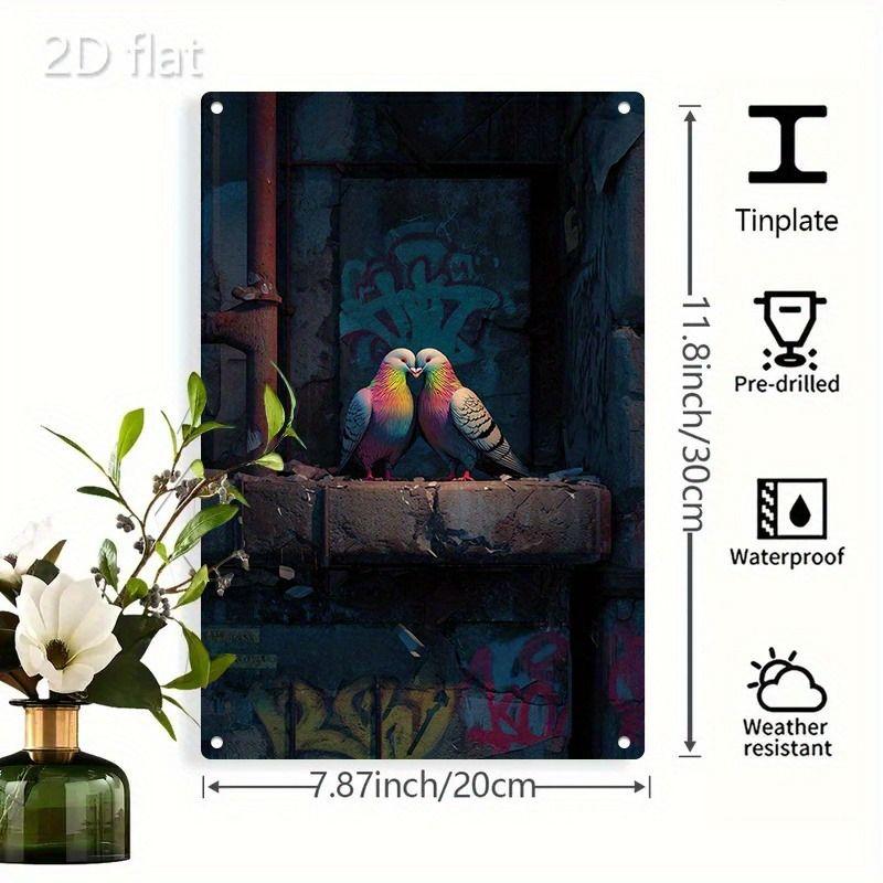 Metallschild im Valentinstags-Thema für Bar, Café, Restaurant