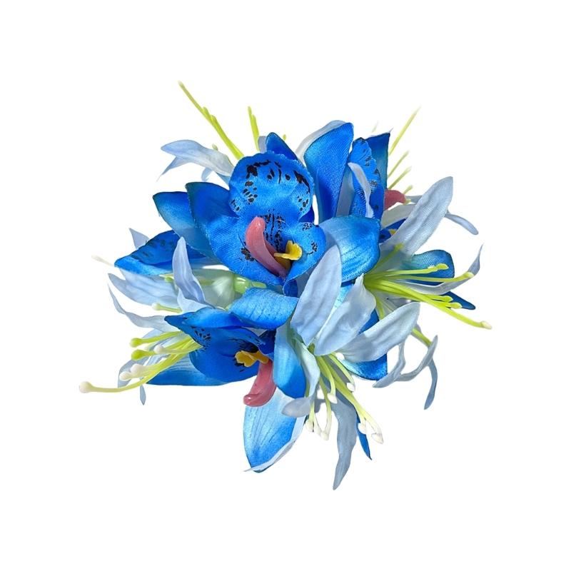 

Tropical Flower Hair Clip Floral Hairpin Barrette Hair Decoration Hair Accesories For Bridal And Everyday Hairstyles