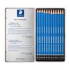 Staedtler Mars Lumograph Pencil Set (12 Hardness Grades: 6B, 5B, 4B, 3B, 2B, B, HB, F, H, 2H, 3H, 4H) - 100 Pencils Per Set (G12)