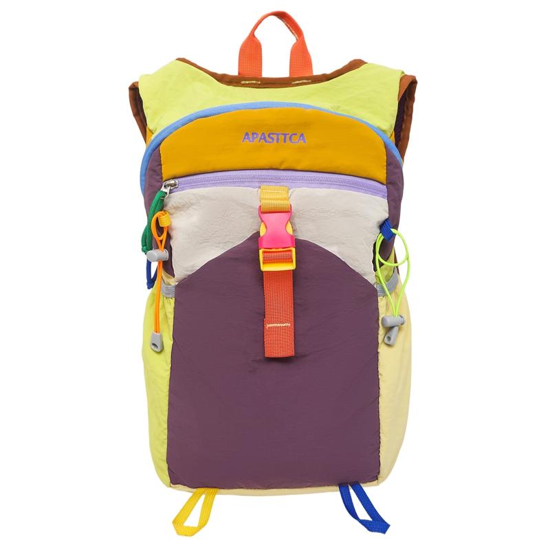 

Дорожная сумка Рюкзак большой вместимости Унисекс Цветной блок Для активного отдыха Альпинизм Фитнес Многофункциональный рюкзак для езды жёлтый