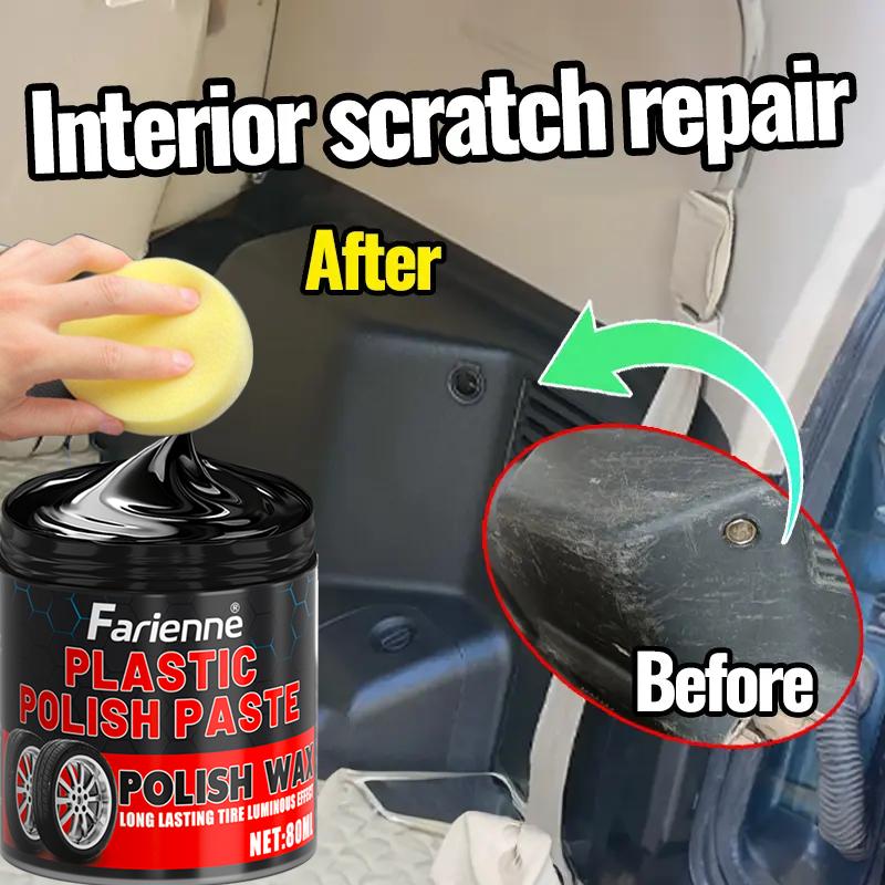 High-Efficiency Tire & Plastic Care Kit, Formula, Removes Haze, Scratches Removal, Professional Polishing, Durable Formula