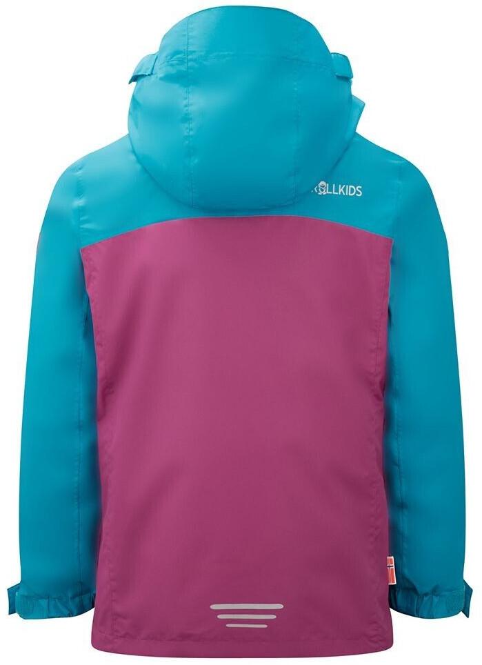 Куртка Trollkids Bryggen 3в1 Jacket фиолетовая темно-бирюзовая мадейра синяя