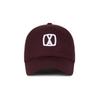 VARZAR VA 3D Square Ball Cap red Bean