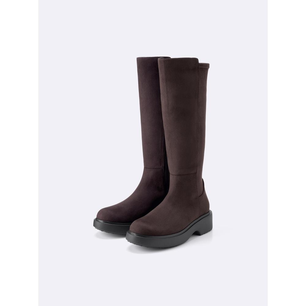 Gu By Uniqlo Ultra Stretch Combination Long Boots+e