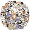 68PCS Kawaii Cartoon Liquid Cat Graffiti Stickers Waterproof Spider Bottle Skateboard Laptop Phone Luggage Guitar Cartoon Decal