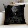 Metal AAugust Burns RedS Cushion Cover Breathable and skinfriendly linen pillowcase square removable and washable cushion