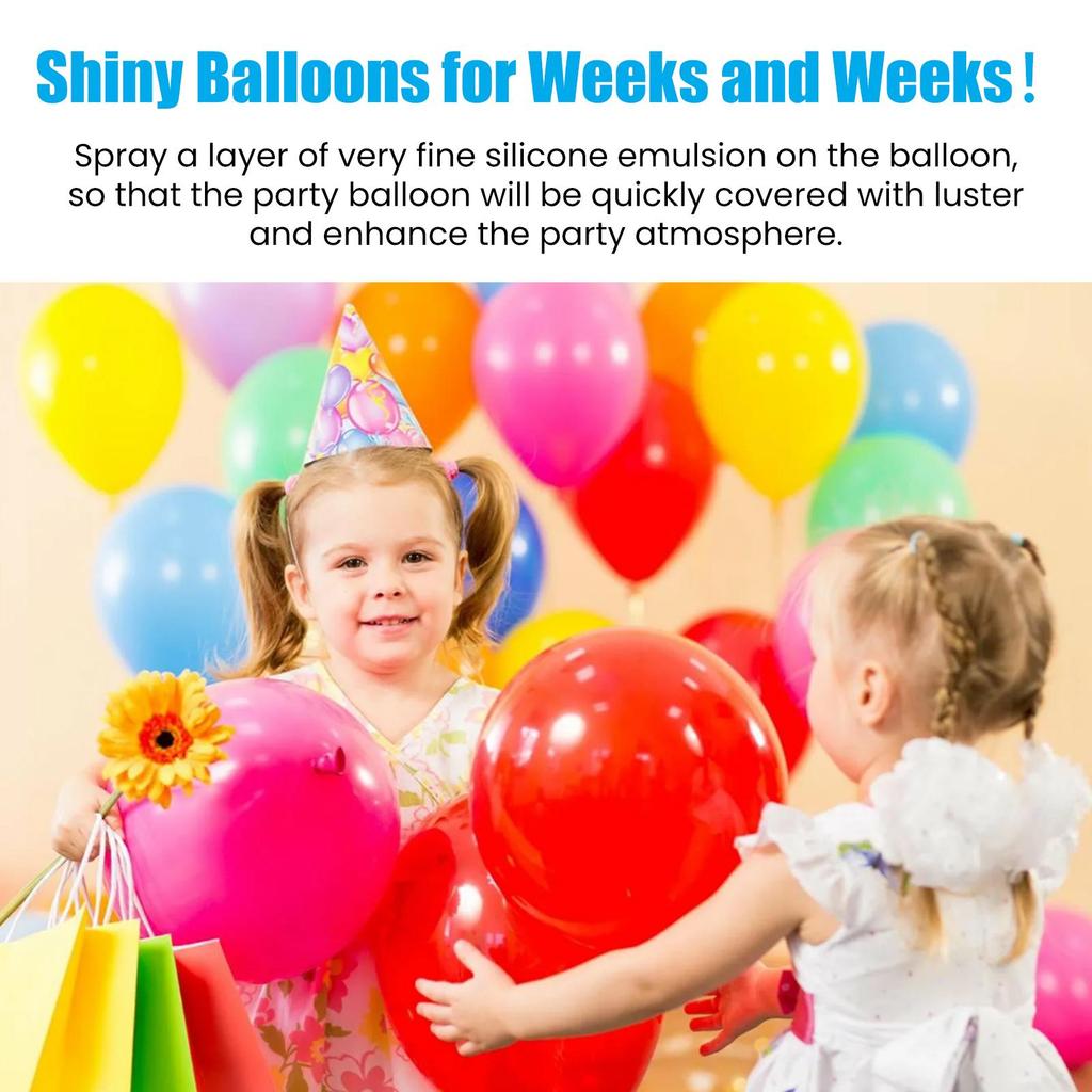 Balloon Shiny Spray Anti Fading Restore Atmosphere Brightener Balloon Enhance Ballon Decoration Spray Gloss