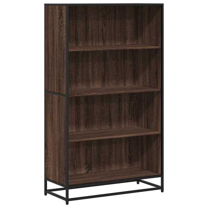 VidaXL Bibliothèque chêne marron 80,5x35x139 cm bois d'ingénierie, étagère à livres, porte-livres, support à livres, armoire 3300849