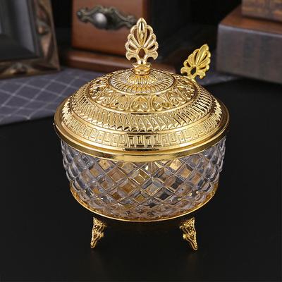 Middle Eastern Arabian Tulip Lid Sugar Jar European Large Sugar Gu Light Luxury Seasoning Jar Kitchen Seasoning Storage Jar