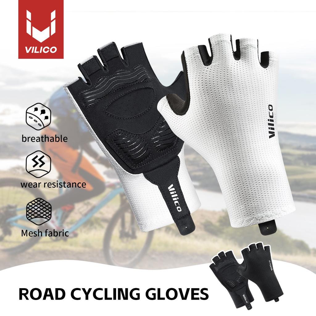 Breaking Wind Cycling Half Finger Gloves Anti-Slip Bicycle Mittens Racing Road Bike Glove Mtb Biciclet Guantes