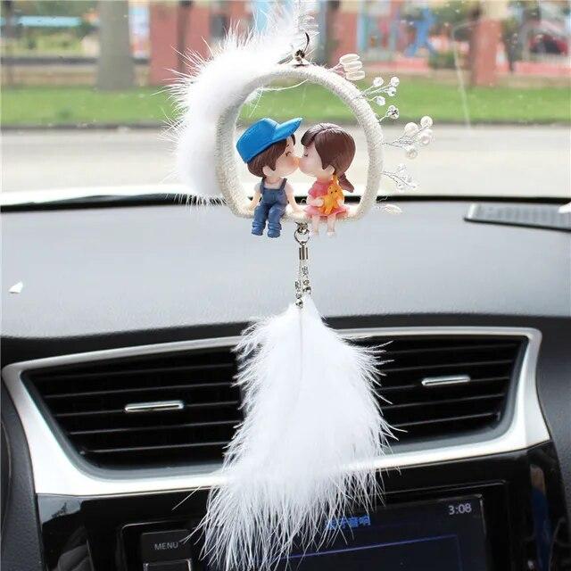 Автомобильный кулон с мультяшным кристаллом и бриллиантами — фото 15