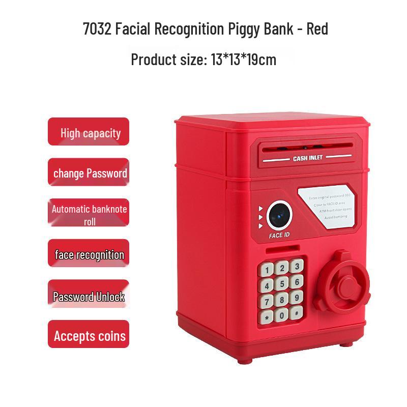 International E-commerce Facial Recognition ATM Piggy Bank Toy