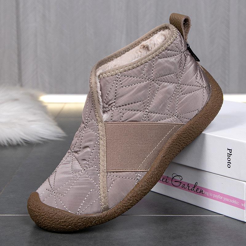 Winter high-top cotton shoes women's velvet thickened mother shoes soft sole non-slip comfortable one pedal