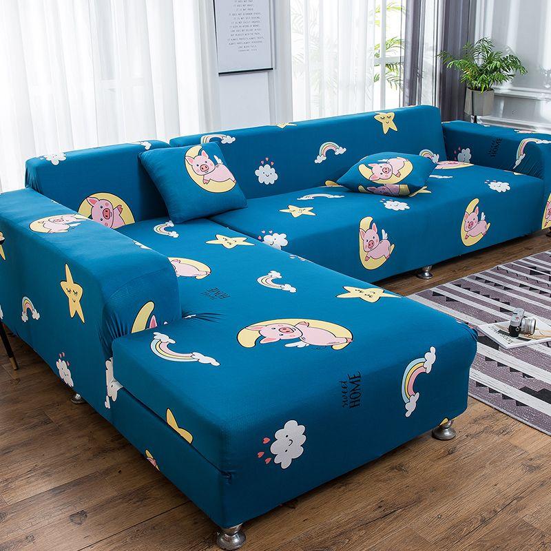 Stretch Sofa Cover Slipcovers Elastic All-inclusive Couch Case for Different Shape Sofa Loveseat Chair L-Style Sofa Case