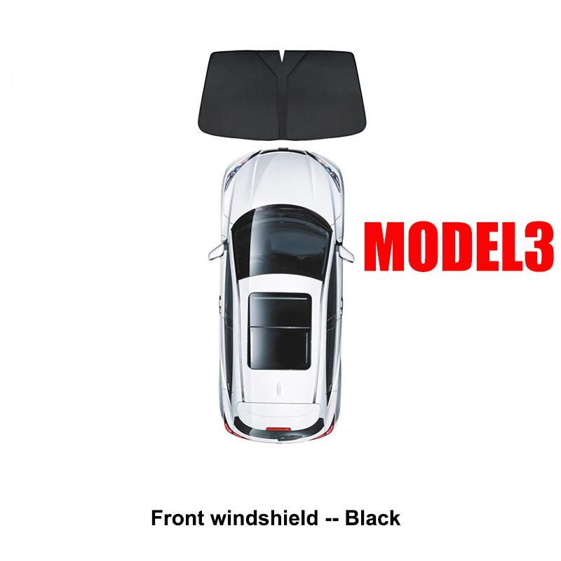 Car Side Window Sunshade for Tesla Model 3 Model Y Full Privacy Sun Shades Front Rear Windshield Window Glass Screen Accessories