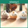 Cute Steamed Bun Mini Plushie Keychain Super Soft Pp Cotton Gift For Kids Teens