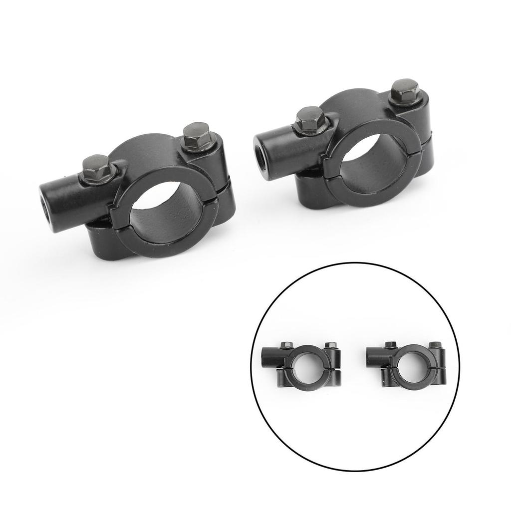 7/8" Motorcycle Handlebar Mirror Adaptor Clamp Mount Bracket 8mm CCW Aluminium
