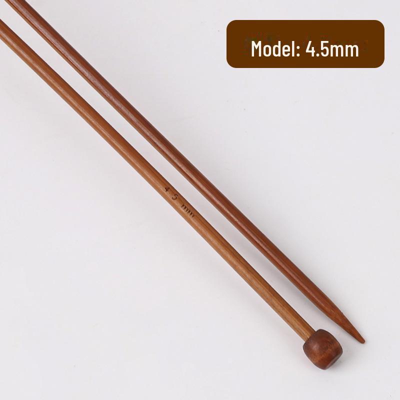 Carbonized Bamboo Single Head Sweater Needle Set for Hand Knitting