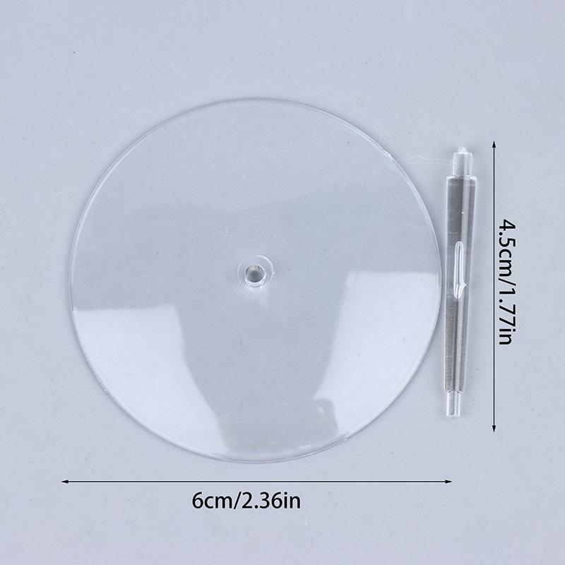 5 Pcs Flying Stems 60Mm Flying Bases For Miniature Wargames Table Games Transparent Flying Base Stand