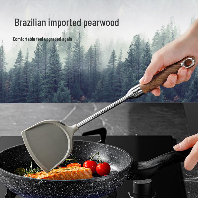 Chuidahuang Rosewood Handle Silicone Spatula