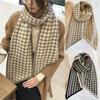 Zackenmuster Strickschal DHH-F03