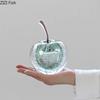 Transparent Bubble Apples/Pear Glass Statue Desk Decoration Ornaments Creative Crafts Fruits Sculpture Room Aesthetic Decor