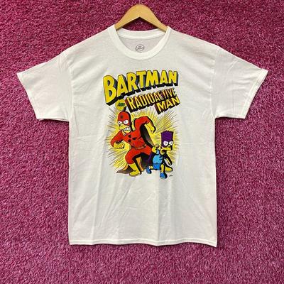 Die Simpsons Bartman und Radioactive Man Helden T-Shirt Großes Unisex T-Shirt