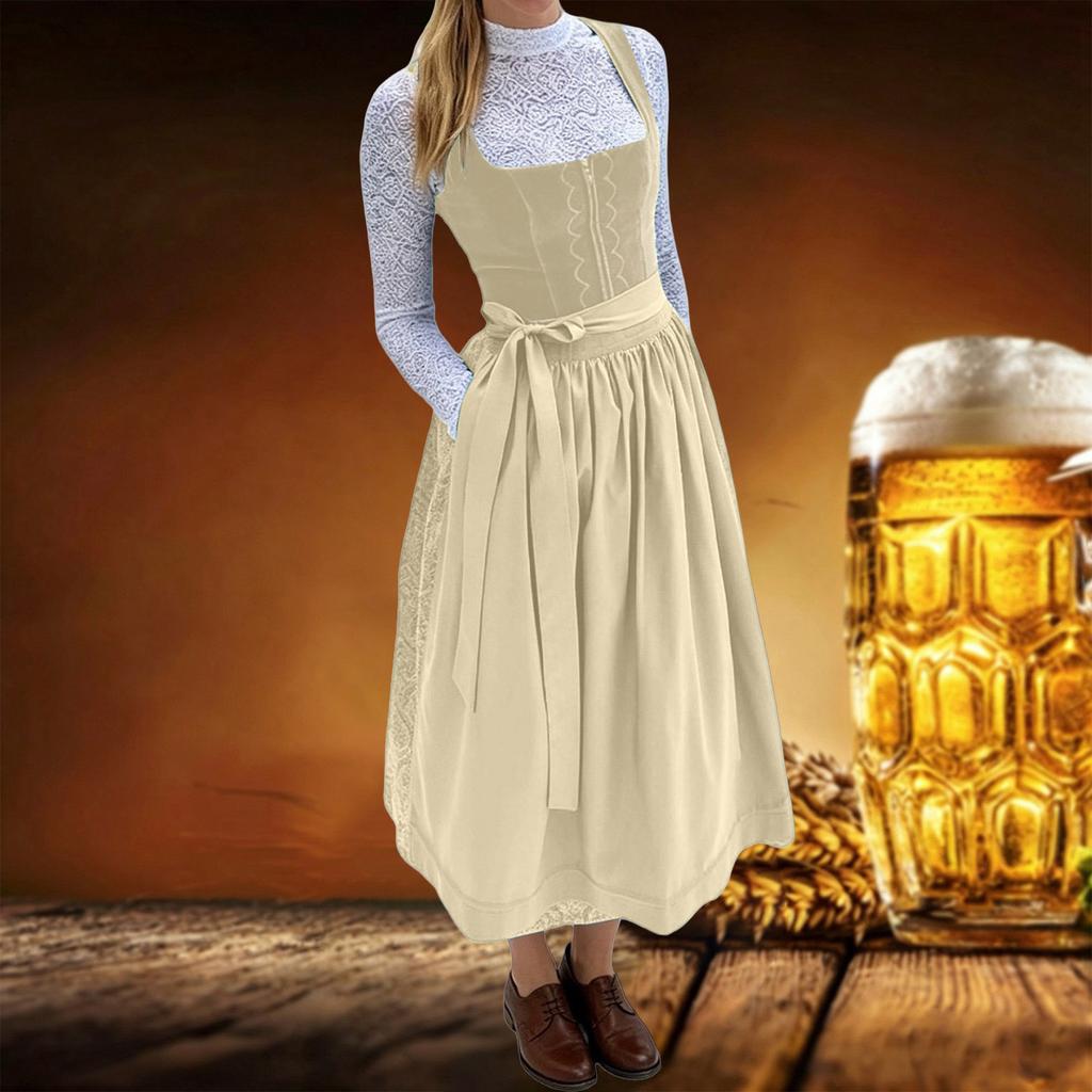 Dámské vintage retro šaty, univerzální pracovní šaty pro jevištní vystoupení a Oktoberfest párty