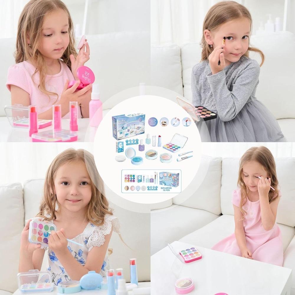 Beauty Salon Play Set Washable Makeup Kit Kids 3-5 Years Old Makeup Kit for Girls  for Kids
