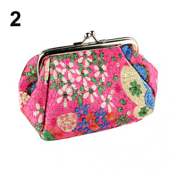 

Женская цветная монетница красный/ярко-розовый