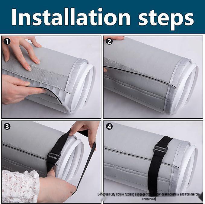 Portable Dustproof Heat Insulation Cover for Air Conditioner Exhaust Hose