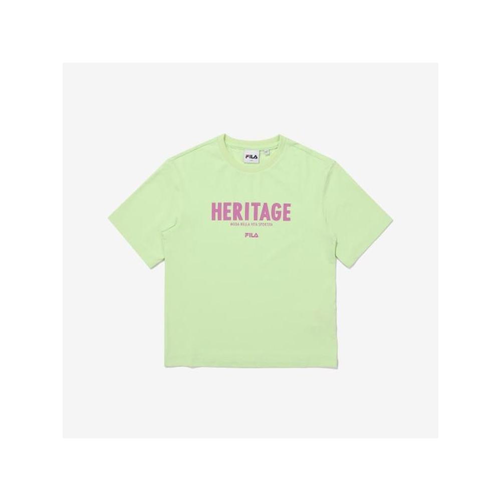 

[fila Kids] Детская футболка с короткими рукавами цвета «HeriTage» Fk2rse2111x Ple q0zFk2rse2111xPle PALELIME/100
