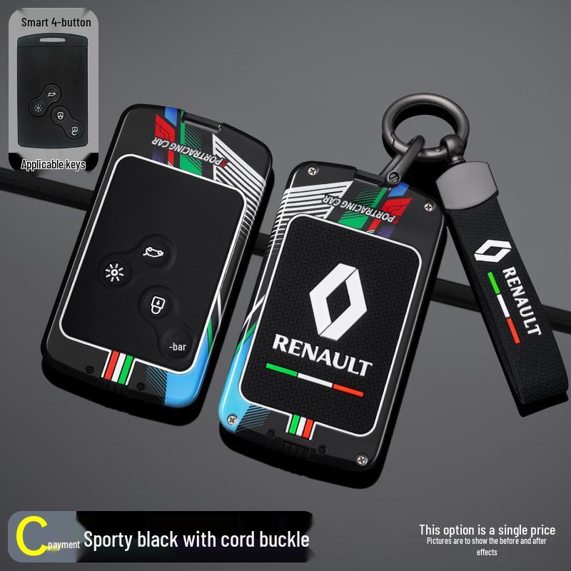 Fits Renault Koleos, Captur, Megane, Talisman, and Latitude Key Covers and Buckles.