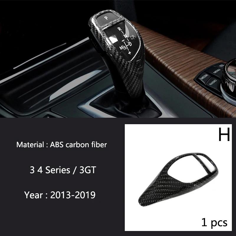 ABS Carbon Fiber Center Console Lid Armrest Box Trim Protective Cover For BMW 3 4Series3GT F30 F31 F34 F36 320i Car Accessories