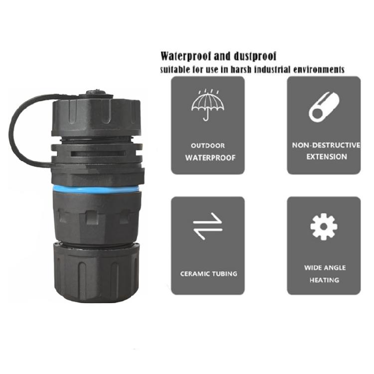 Shielded M23 RJ45 Cat6 Connector Coupler With Easy Assembly For Reliable Gigabit Data Transmission