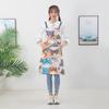 Sunflower Pattern All-Cotton Canvas Apron - One Size, Stain-Resistant, Modern Minimalist Design for Household Cleaning