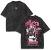 Unisex Japanese Cotton Loose Streetwear T Shirt With Back Print Of Marin Kitagawa Gothic Cosplay Design For Anime T-shirt