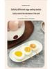 Stainless Steel Double-Layer Egg Steamer: Automatic Mini Breakfast Cooker