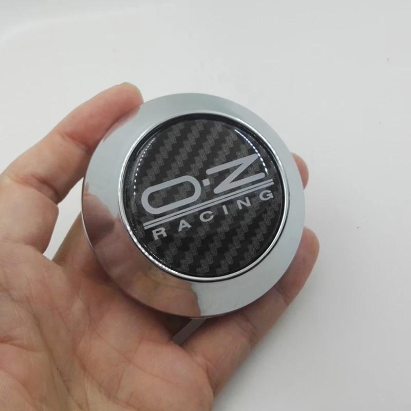 

4pcs Universal Modified 68MM car wheel hub cap high convex cap top shaft special 64MM steel cap mirror OZ steel cap Accessories