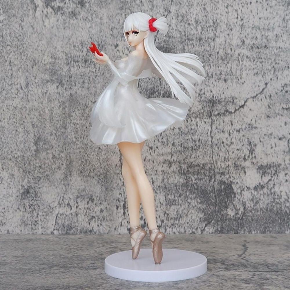 24.5cm Azur Lane Anime Figure Shoukaku Ancient Style Action Model Ballet Dancing Crane Figurine Doll Toy Gift IJN PVC Round Sensory Compression Bouncy