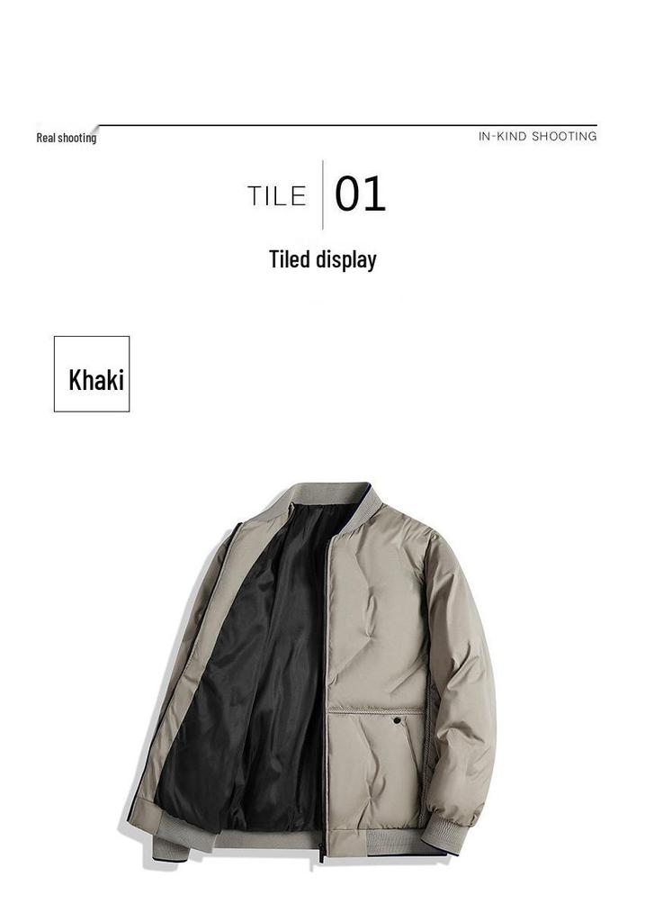 Men's Winter Thickened Cotton Down Jacket - Trendy Casual Youth Style