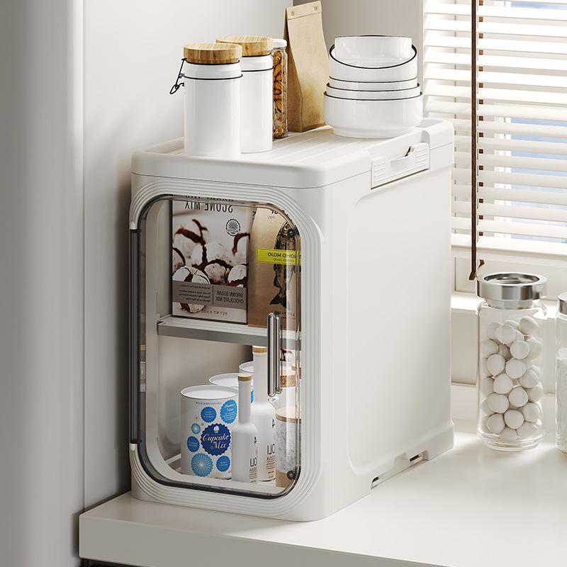 Foldable Bathroom Gap Storage Cabinet with Drawers