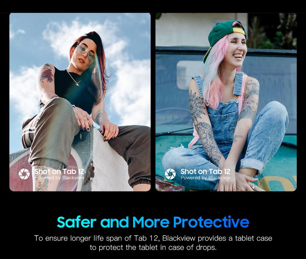 Blackview Tab 12 10.1 Inch Android 11 Unisoc SC9863A Octa Core 4GB RAM 64GB ROM Tablets PC Dual Wifi 6580mAh Ultra Thin Portable