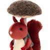 JELLYCAT Woods Animal Series Mushroom Picking Squirrel Comfort Doll Plush Doll 20cm High